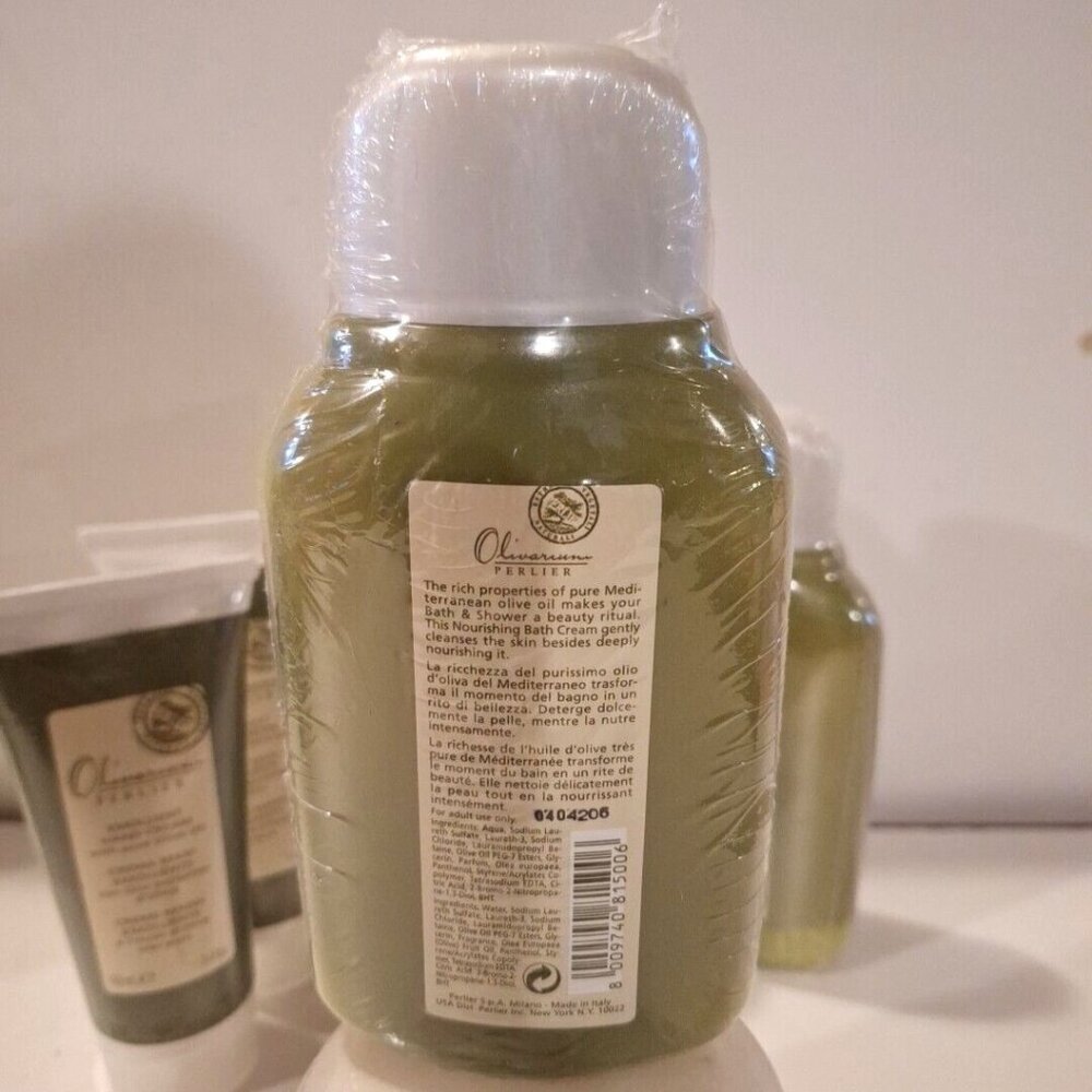 Olivarium Perlier Bath & Shower Cream Lot Includes Olive Oil-Enriched Products - Picture 5 of 11